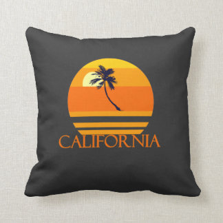 california beach throw pillow
