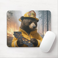 California Bear Firefighter