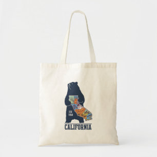  California Bear Golden State T-Shirt Tote Bag