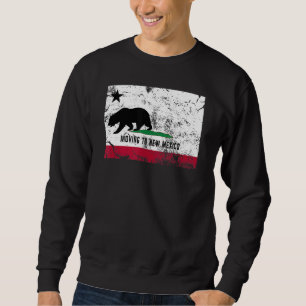 California Bear Is Moving To New Mexico Walking A Sweatshirt
