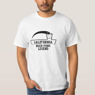 CALIFORNIA 'BEER PONG LEGEND' FUNNY BEER T-Shirt