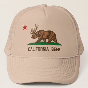 California Beer State Flag Trucker Hat