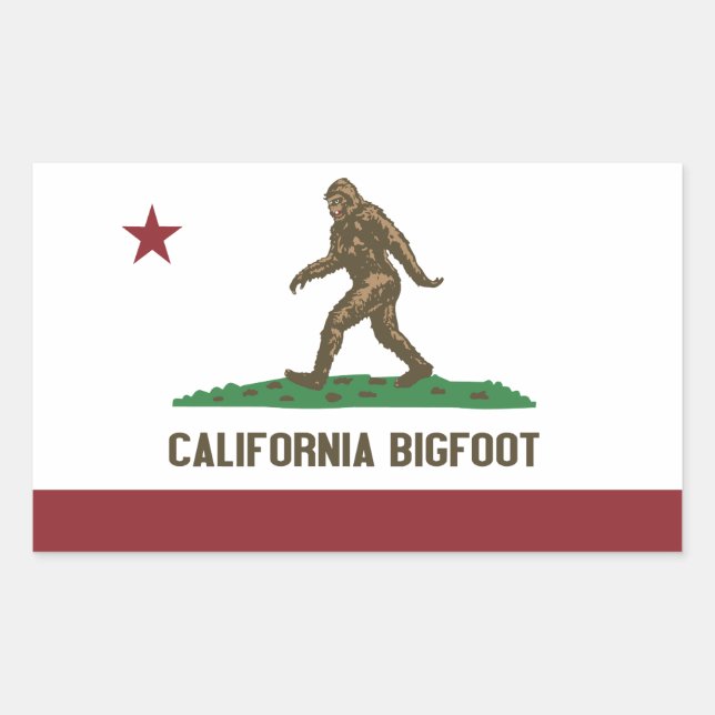 California Bigfoot Sticker (Front)