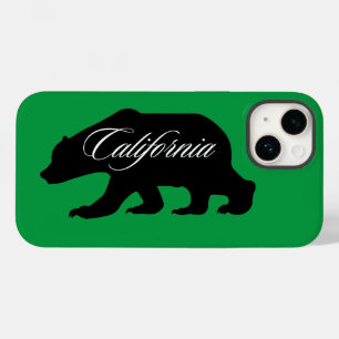 California Black Bear Silhouette Phone Case