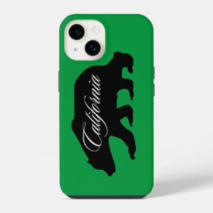 California Black Bear Silhouette Phone Case