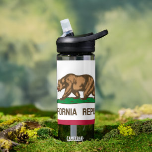California bottle, patriotic Californian Flag Water Bottle