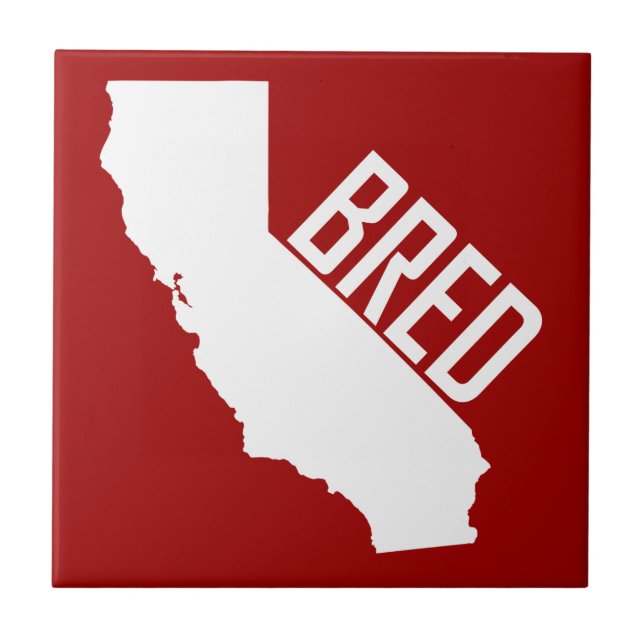California Bred Tile (Front)