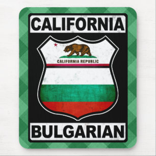 California Bulgarian American Mousemat Mouse Pad