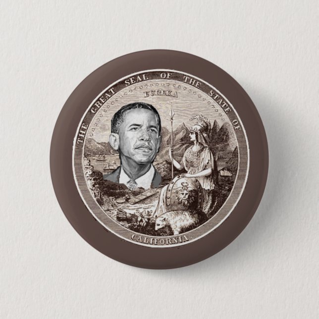 CALIFORNIA Button (Front)