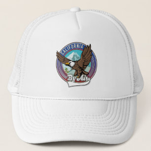 California By Air travel patch  Trucker Hat