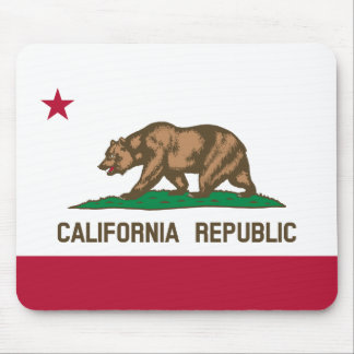 California Cali Republic Bear Flag, US States Mous Mouse Pad