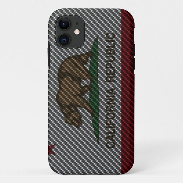 California Carbon Fibre Case-Mate iPhone Case (Back)