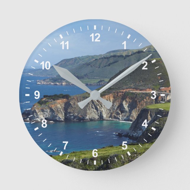 California Central Coast Round Clock (Front)