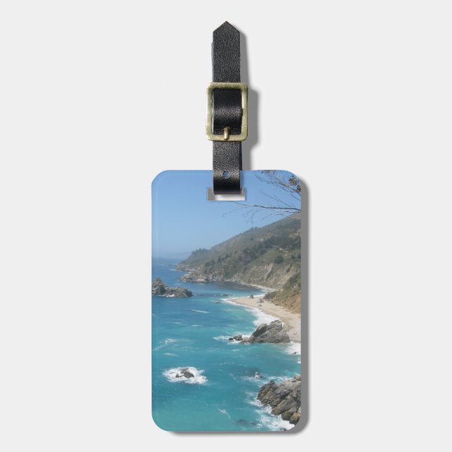 California Coast- Big Sur Luggage Tag (Front Vertical)