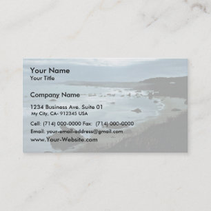 California coast business card