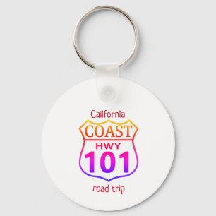 California **Coast Hwy 101 **** Keychain