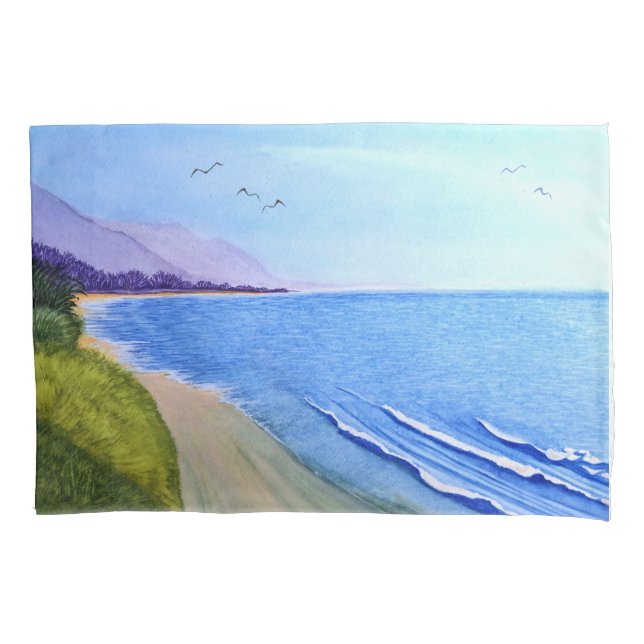 California Coast Pillowcase (Front-Left)