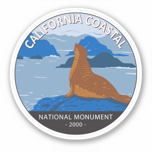 California Coastal National Monument Circle Retro (Front)