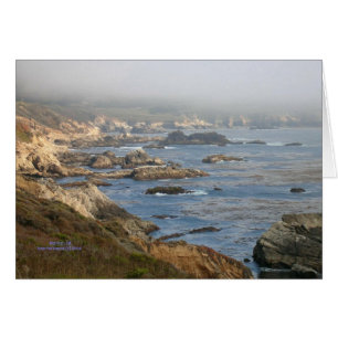 California Coastline - Big Sur - Card