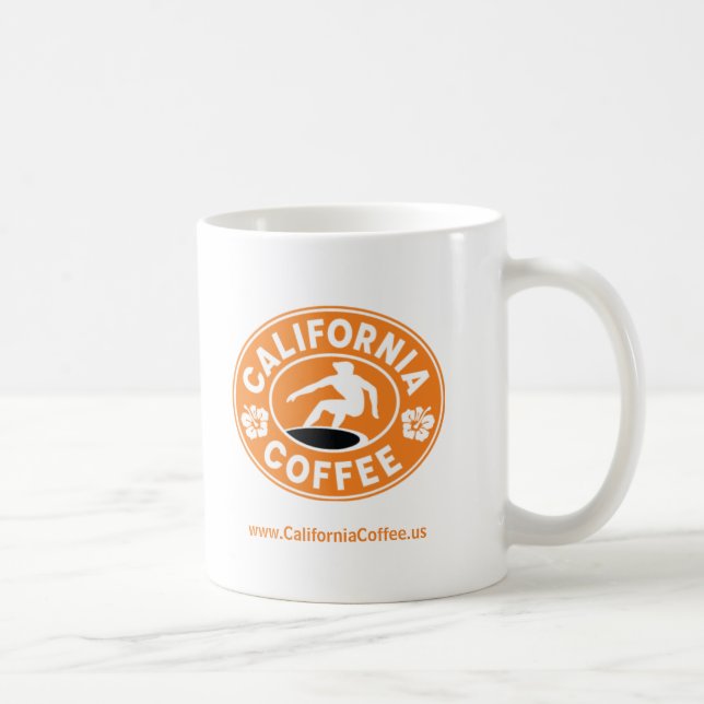 California Coffee Tall Coffee Mug (Right)
