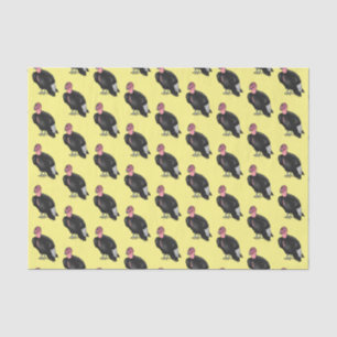 California condor bird cartoon illustration  tissue paper