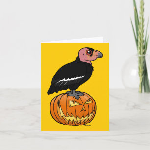 California Condor Halloween Card