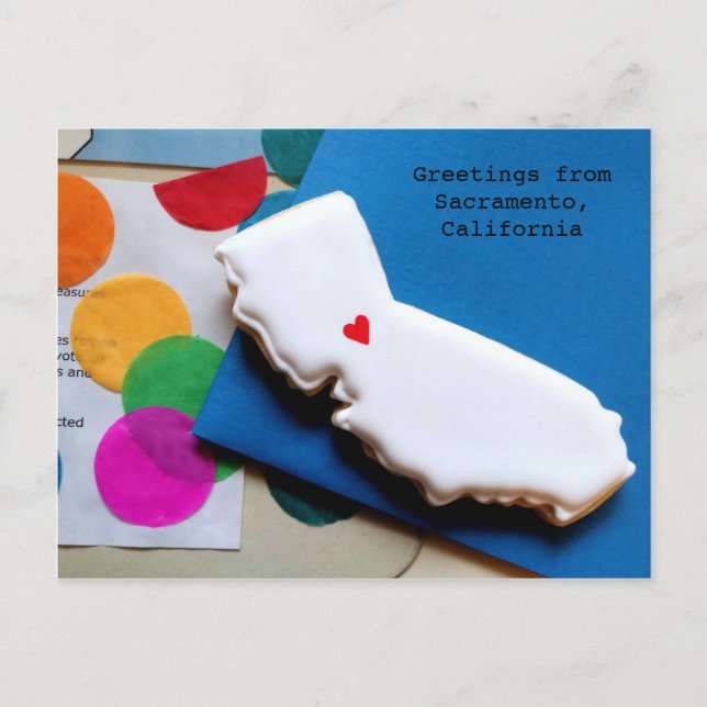 California Cookie Postcard (Front)