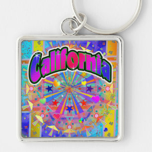 California Cosmic Unity Keychain