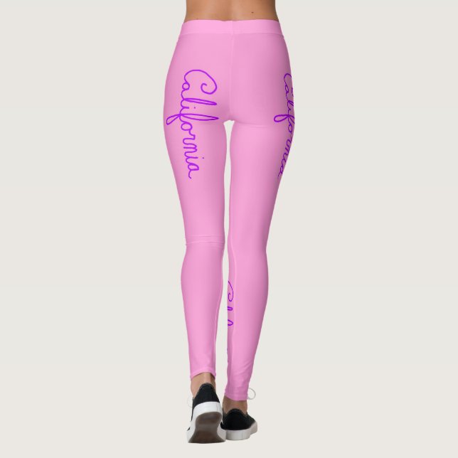 California Cursive Leggings (Back)