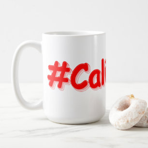 "#California " Cute Design. Buy Now Coffee Mug