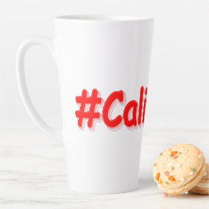 "#California " Cute Design. Buy Now Latte Mug