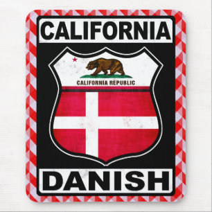 California Danish American Mousemat Mouse Pad