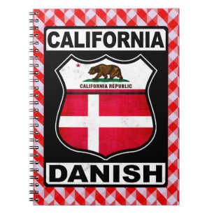 California Danish American Notepad Notebook