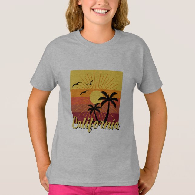 California Design - Girls' Basic T-Shirt (Front)