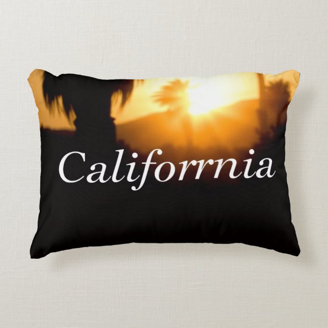 California Dreamin’ Accent Pillow (Front)