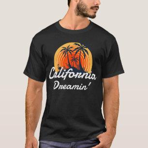 California Dreamin Sunset Venice Beach Summer Surf T-Shirt