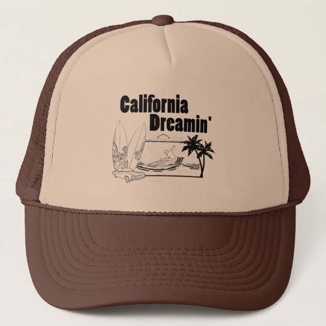 California Dreamin' Trucker Hat (Front)