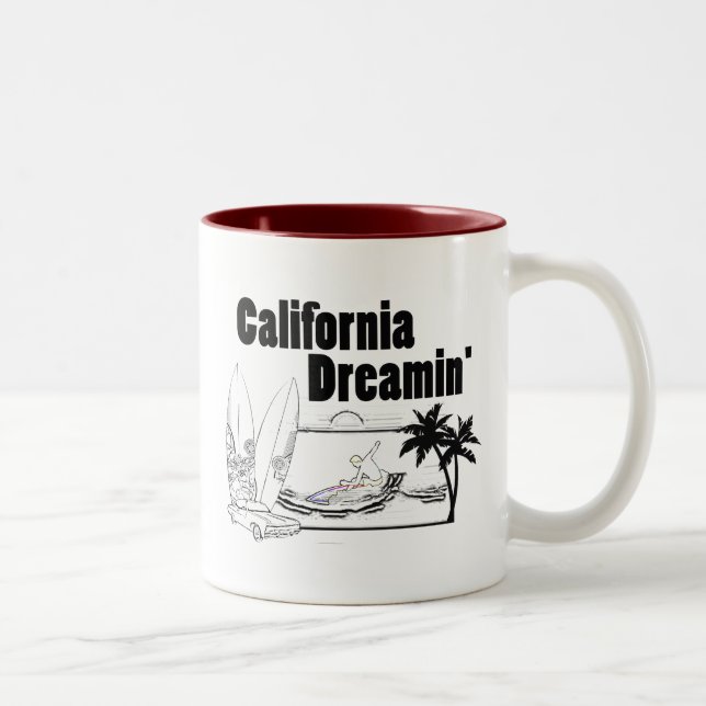 California Dreamin' Two-Tone Coffee Mug (Right)