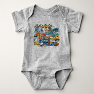 California Dreaming Baby Bodysuit