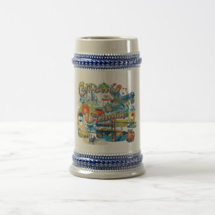 California Dreaming Beer Stein