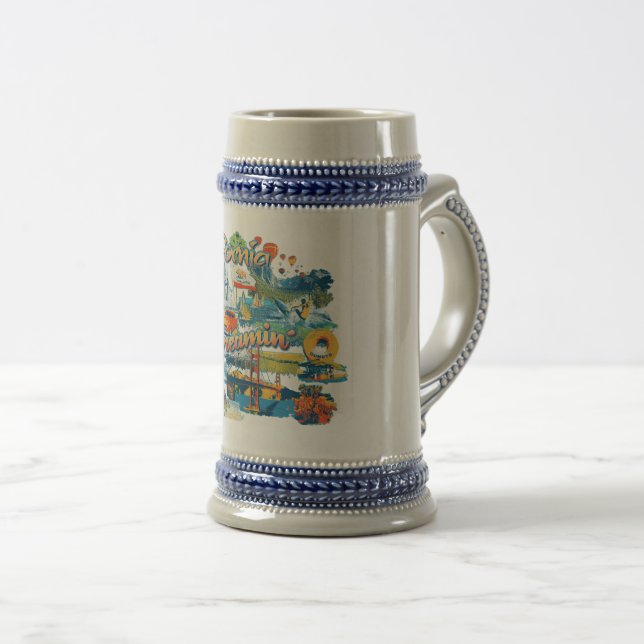 California Dreaming Beer Stein (Front Right)