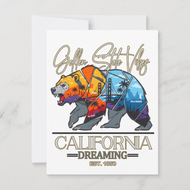 CALIFORNIA DREAMING CARD (Front)
