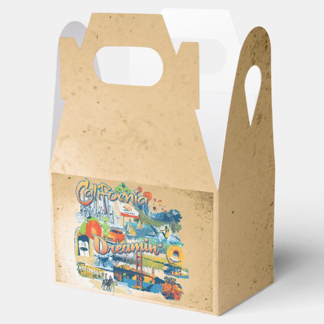 California Dreaming Favor Box (Opened)