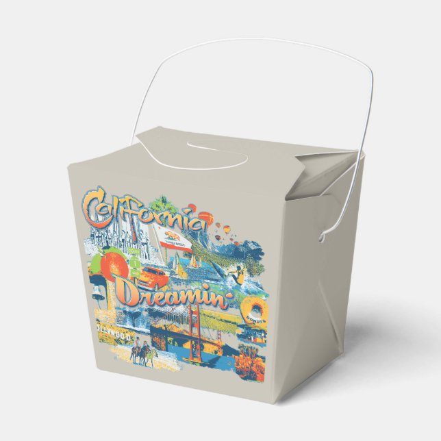 California Dreaming Favor Box (Front Side)