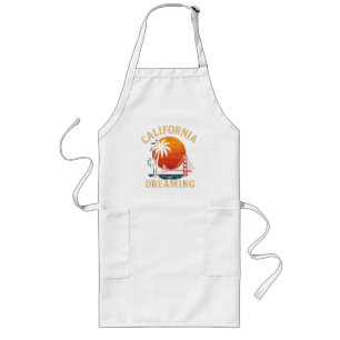 California Dreaming Golden Gate Bridge Sunset Long Apron