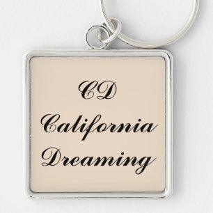 California Dreaming Monogram Keychain