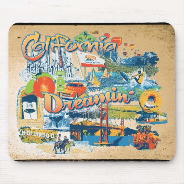 California Dreaming Mouse Pad (Front)