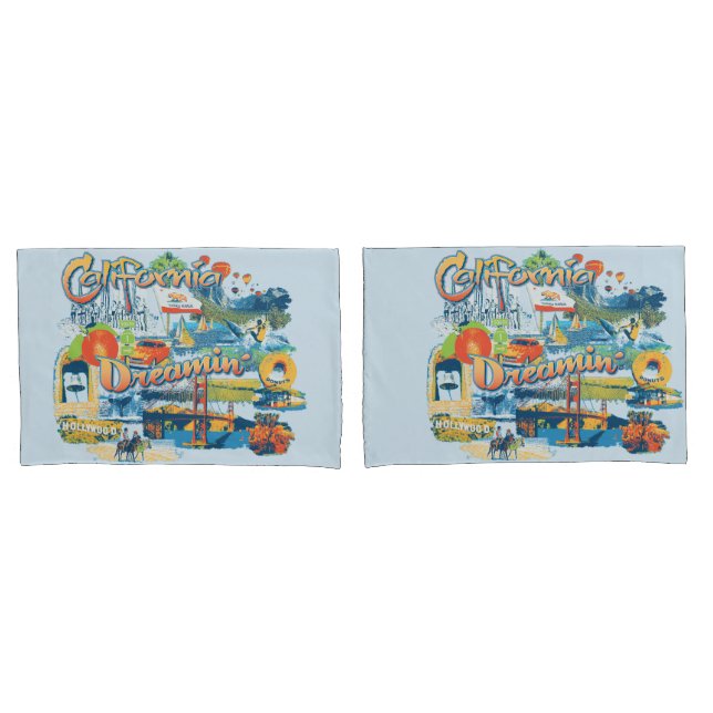 California Dreaming Pillowcase (Front-Set)