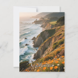 California Dreaming Postcard – Vintage Travel Vibe