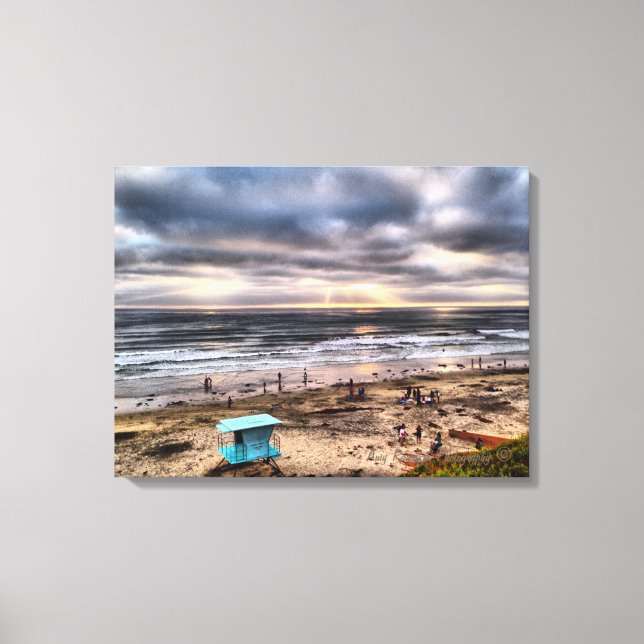 California Dreaming - Solana Beach, CA Canvas Print (Front)